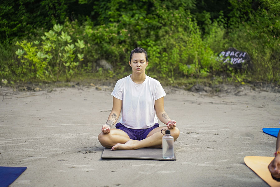 Meditating outdoors is a great way to invigorate your practice and keep it going strong. 
